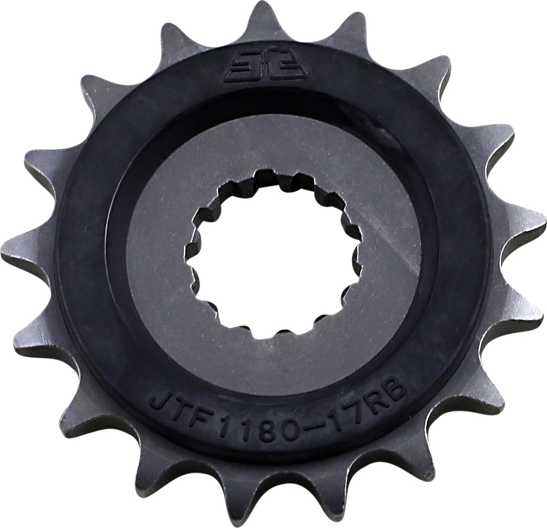 Front Steel Countershaft Sprocket w/ Rubber Damper - 17 Tooth 530 - Click Image to Close