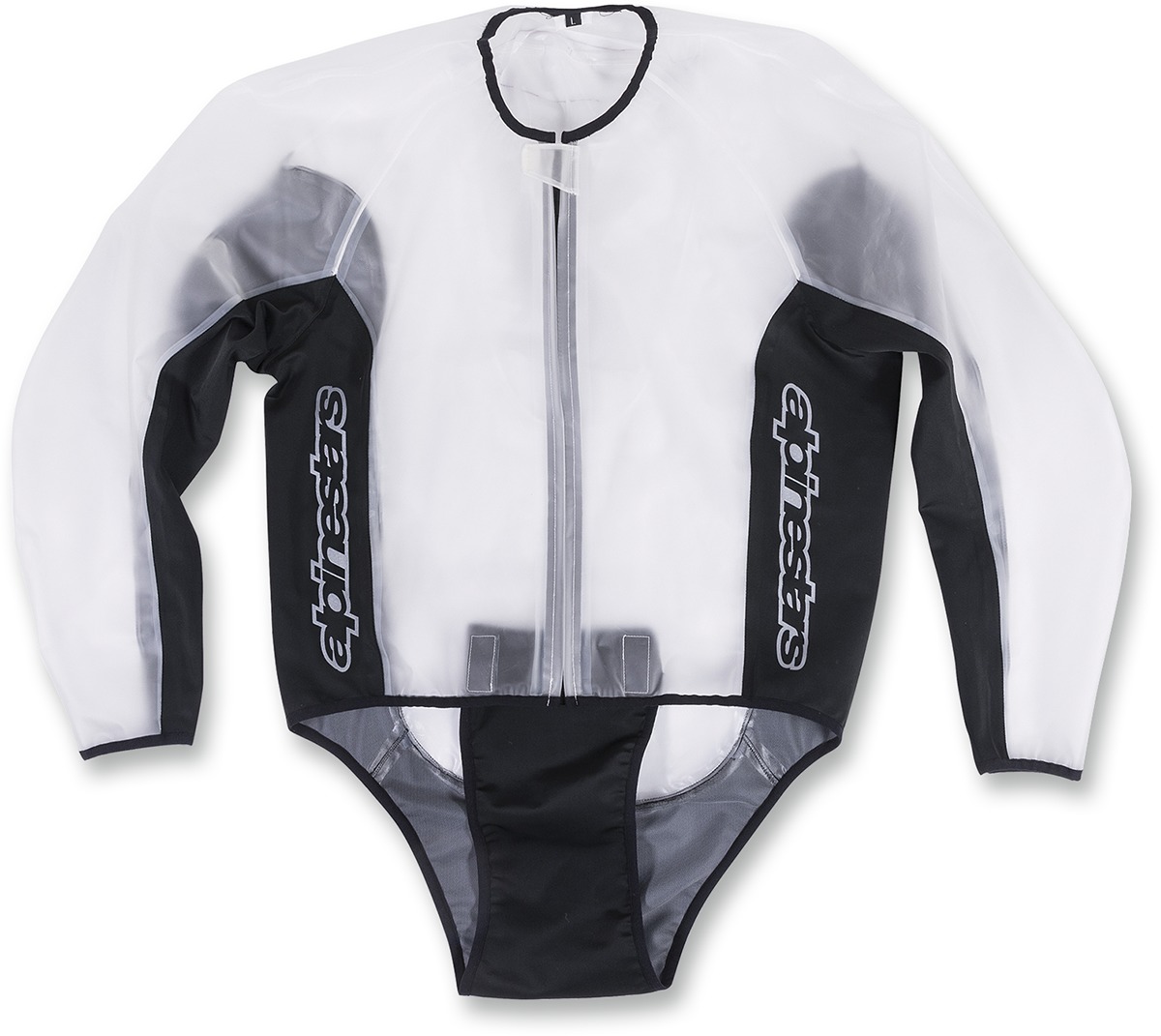 Racing Rain Jacket Black/Clear/White US X-Large - Click Image to Close