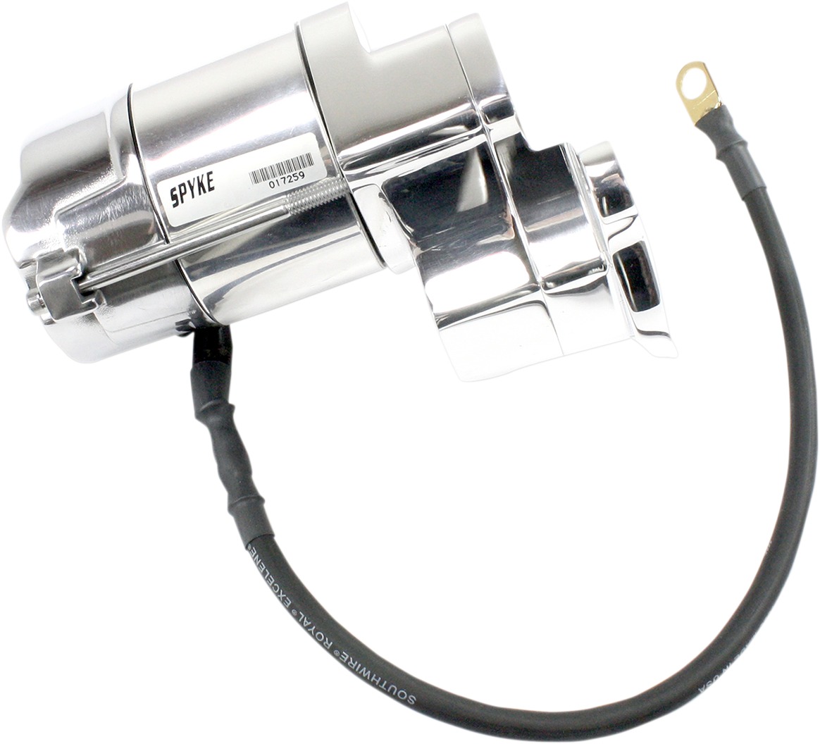 Supertorque Starter Motor 1.4 kW Chrome - For 67-78 Harley FL FLH FX - Click Image to Close