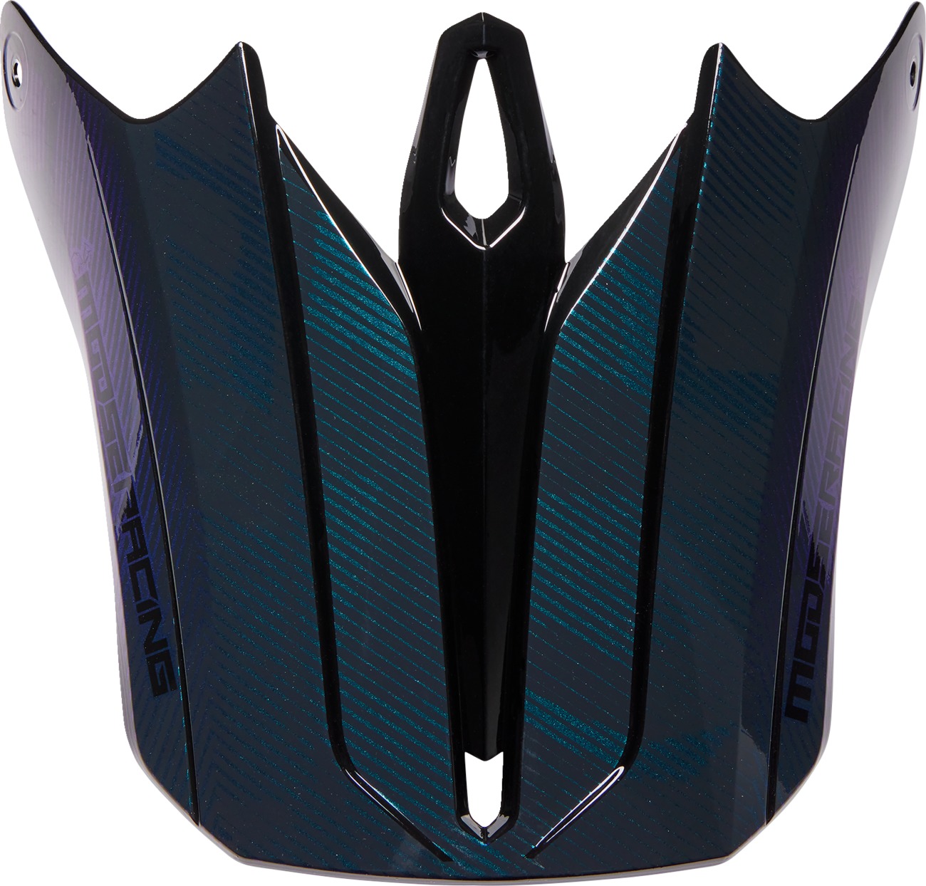 Moose Racing F.I. MIPS Agroid Camo Helmet Visor Blue Adult - Replacement visor for F.I. MIPS Agroid Camo helmet - Click Image to Close