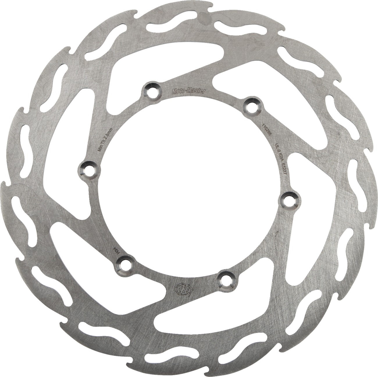 Moto-Master Flame Front Brake Rotor For Yamaha Suzuki Kawasaki - Front brake rotor For Yamaha Suzuki Kawasaki models - Click Image to Close