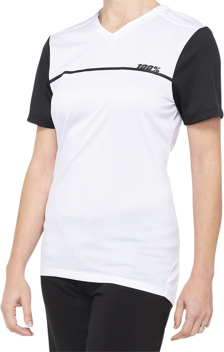 Women's Ridecamp Jersey - Ridecamp Jsy Whtblk Wmd - Click Image to Close