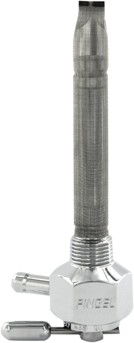 Power-Flo Petcock by Pingel, Chrome - Click Image to Close