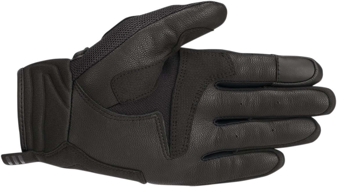 Atom Motorcycle Gloves Black 2X-Large - Click Image to Close