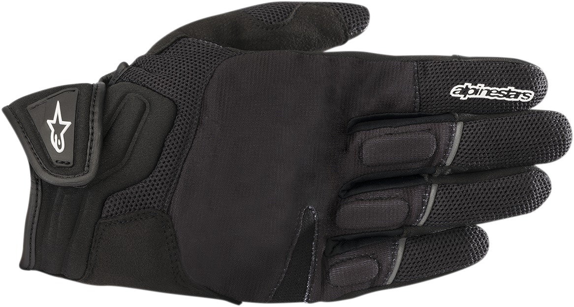 Atom Motorcycle Gloves Black 3X-Large - Click Image to Close