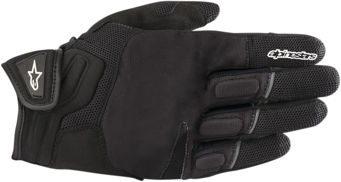 Atom Motorcycle Gloves Black 2X-Large - Click Image to Close