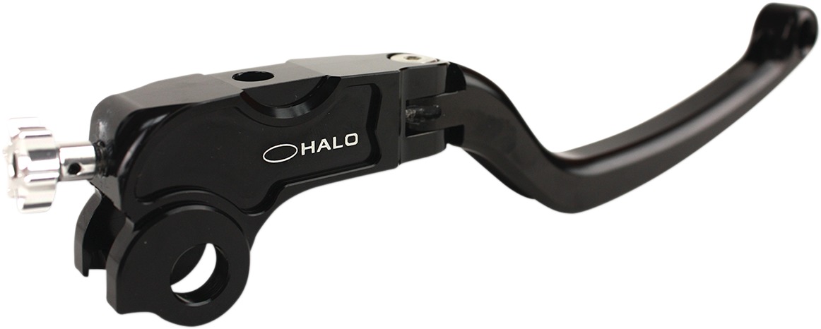 Halo Adjustable Folding Brake Lever - Black - For Z300 Ninja 300/400 - Click Image to Close