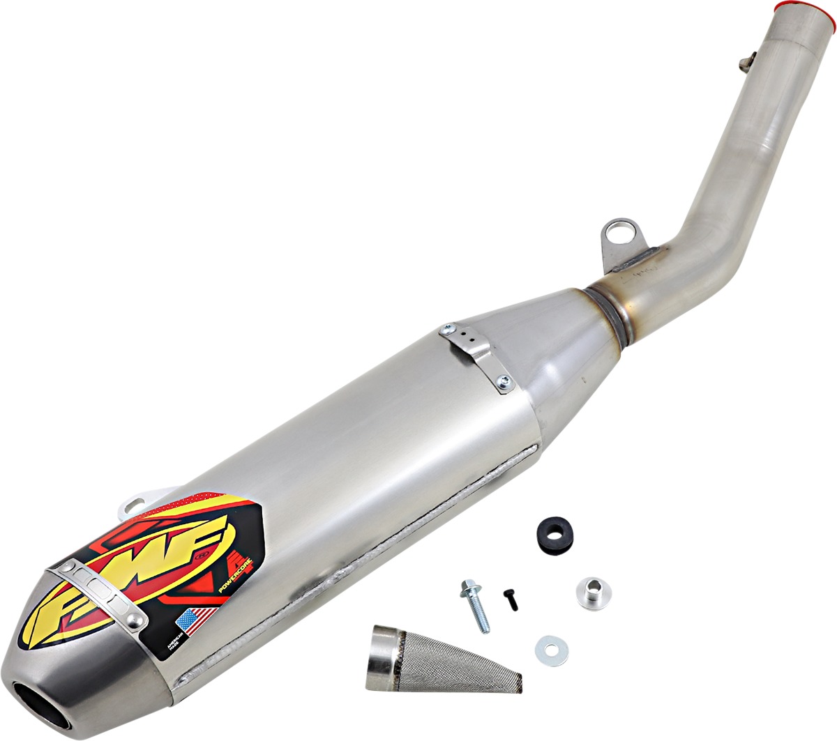 Powercore 4 Hex Slip On Muffler Exhaust - For 2020 Yamaha WR450F - Click Image to Close
