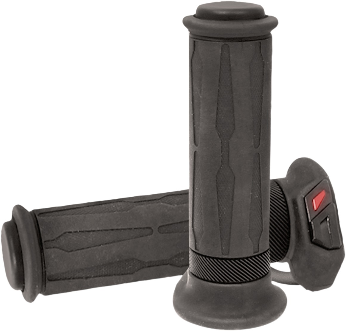 Koso Apollo Heated Grips for Twist Throttle - Black - Click Image to Close