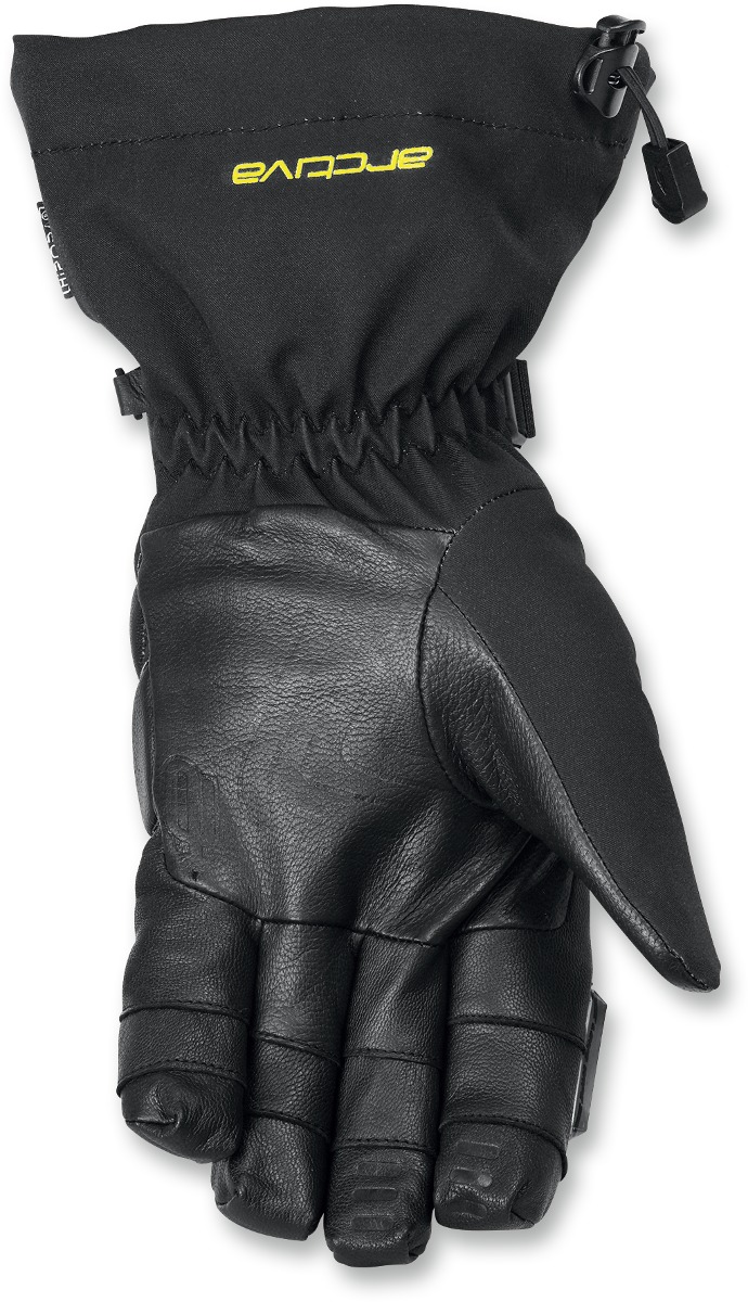 Meridian Snow Gloves Black Medium - Click Image to Close