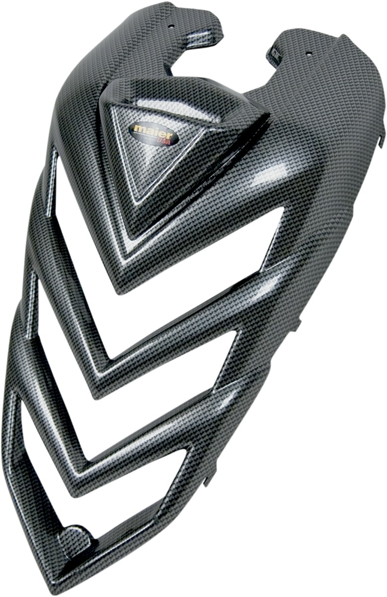 Maier ATV Hood Black Carbon Fiber Fits Yamaha Raptor 700 - Click Image to Close