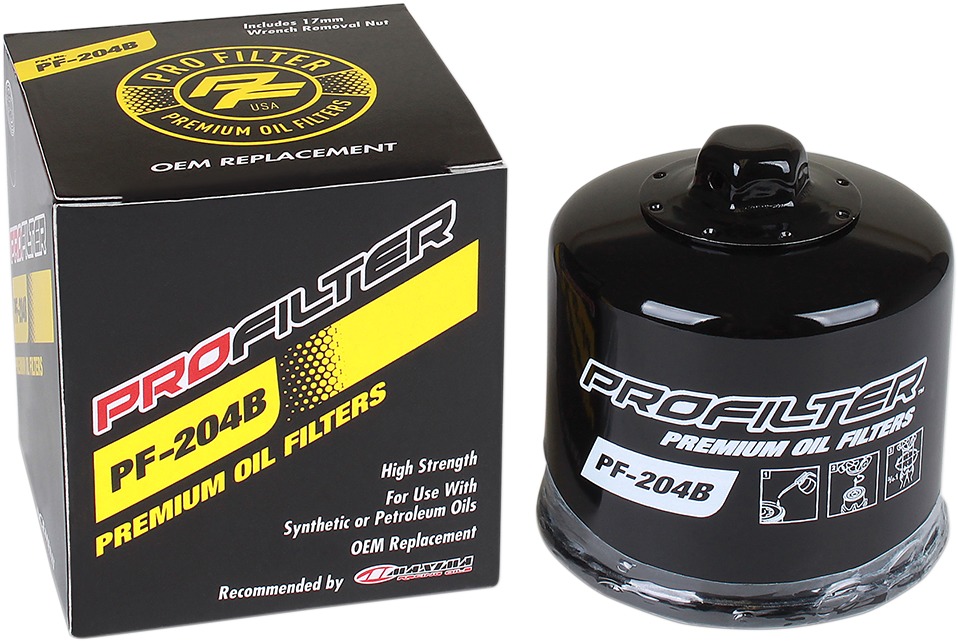 Spin-On Oil Filter - Black - Click Image to Close
