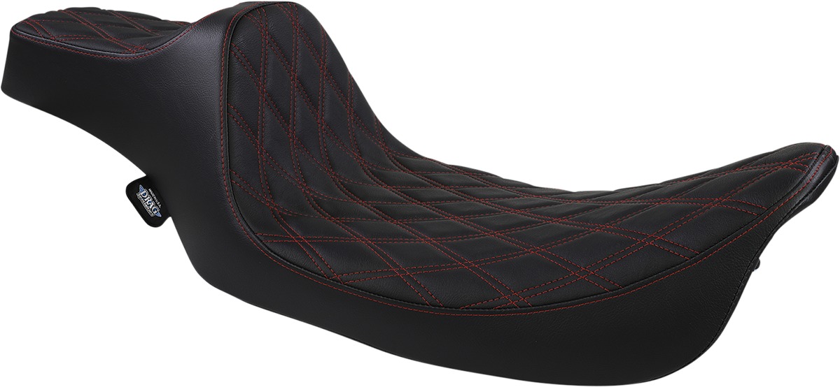 Drag Specialties Predator III Extended Reach Seat Black Harley FLHX/FLHR - Extended reach seat for Harley FLHX/FLHR models - Click Image to Close