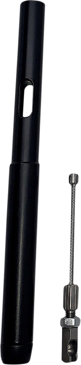Fat Baggers EZ Install Clutch Cable Extension +4in Black For Harley-Davidson - Click Image to Close