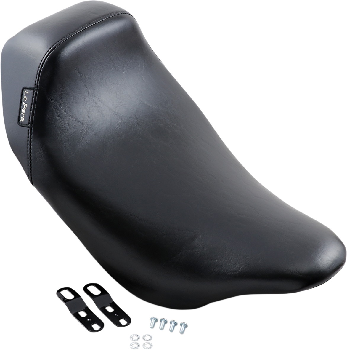 Le Pera Bare Bones Solo Seat Black Fits 2008-2014 Dresser, Road King - Click Image to Close