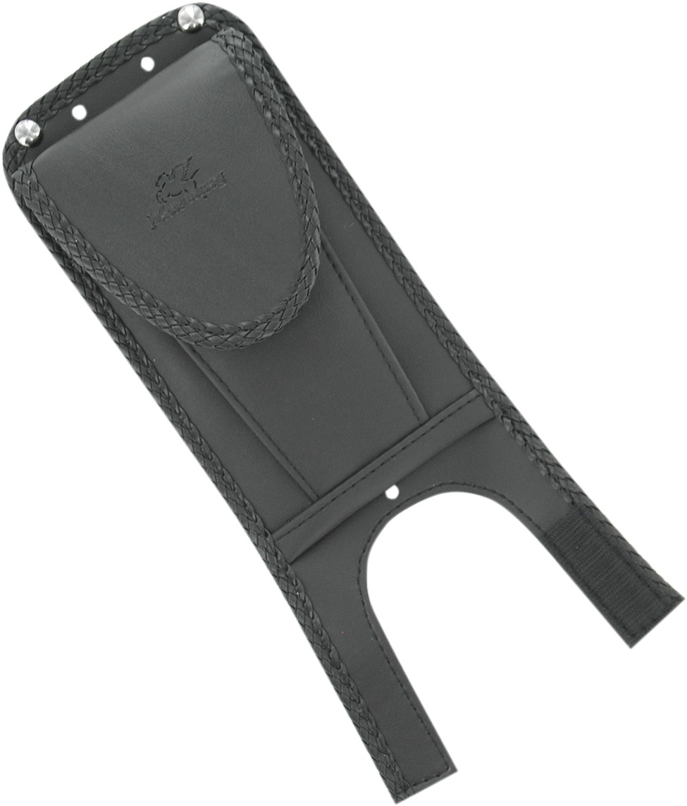 Mustang Pouch Tank Bib Plain with Pouch Fits 2000-2014 Softail - Click Image to Close