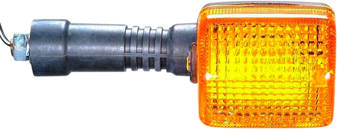 K&S Turn Signal Assembly Amber Lens For Honda CB250/750 XR/XL/NX Models - DOT turn signal, amber lens For Honda CB/XL/XR/NX - Click Image to Close