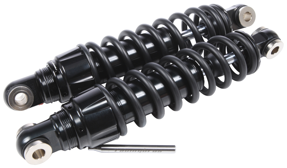 Bazooka Preload Adjustable Shocks 13" STD - For 91-17 HD Dyna - Click Image to Close