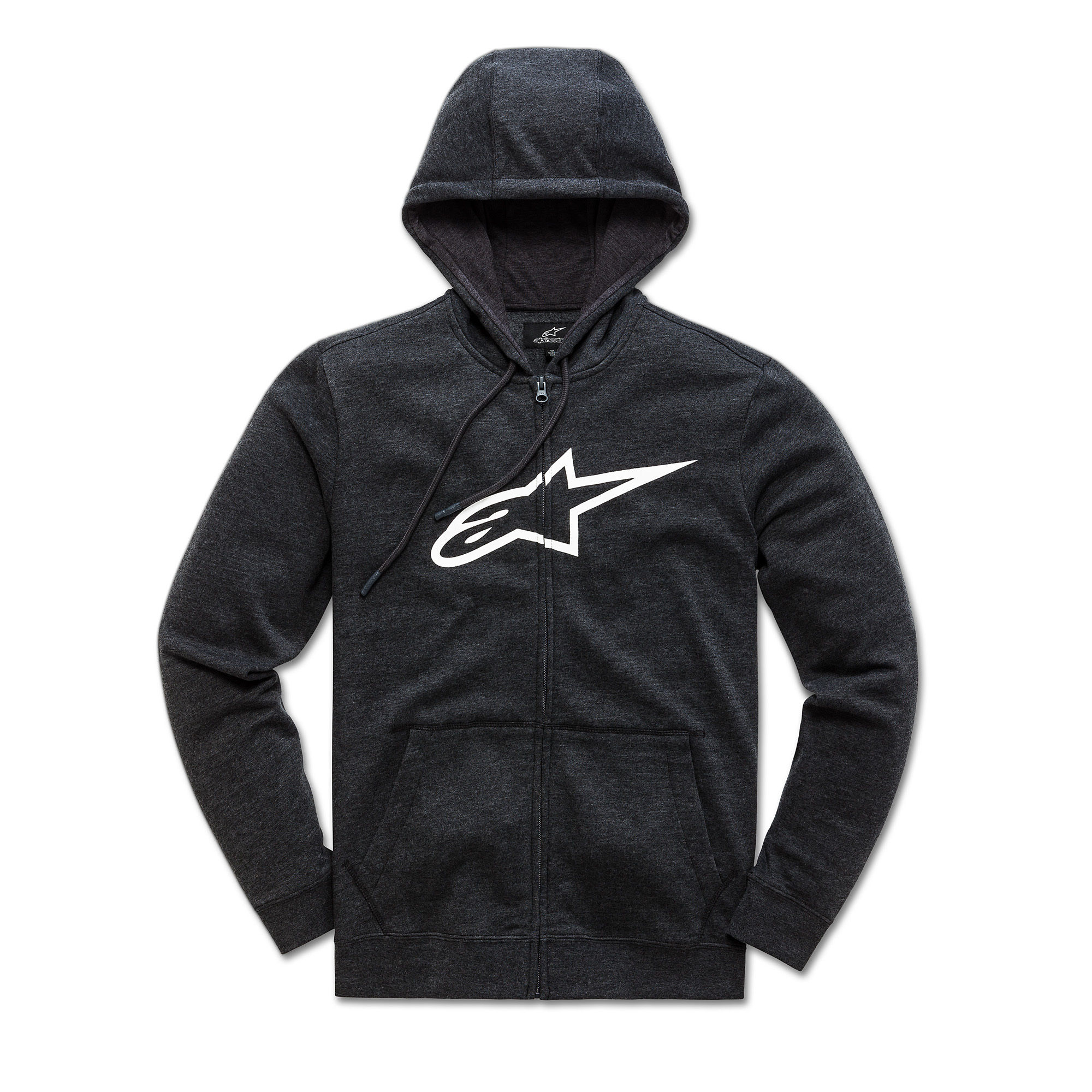 Ageless II Fleece Hoodie Black/White Medium - Click Image to Close