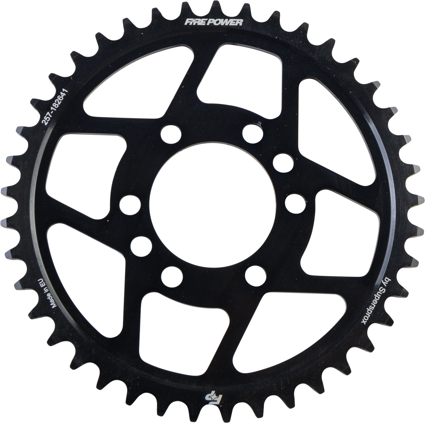 Fire Power Rear Steel Sprocket 41T Black For Suzuki Kawasaki ATVs - 41T rear steel sprocket For Suzuki, Kawasaki ATVs - Click Image to Close