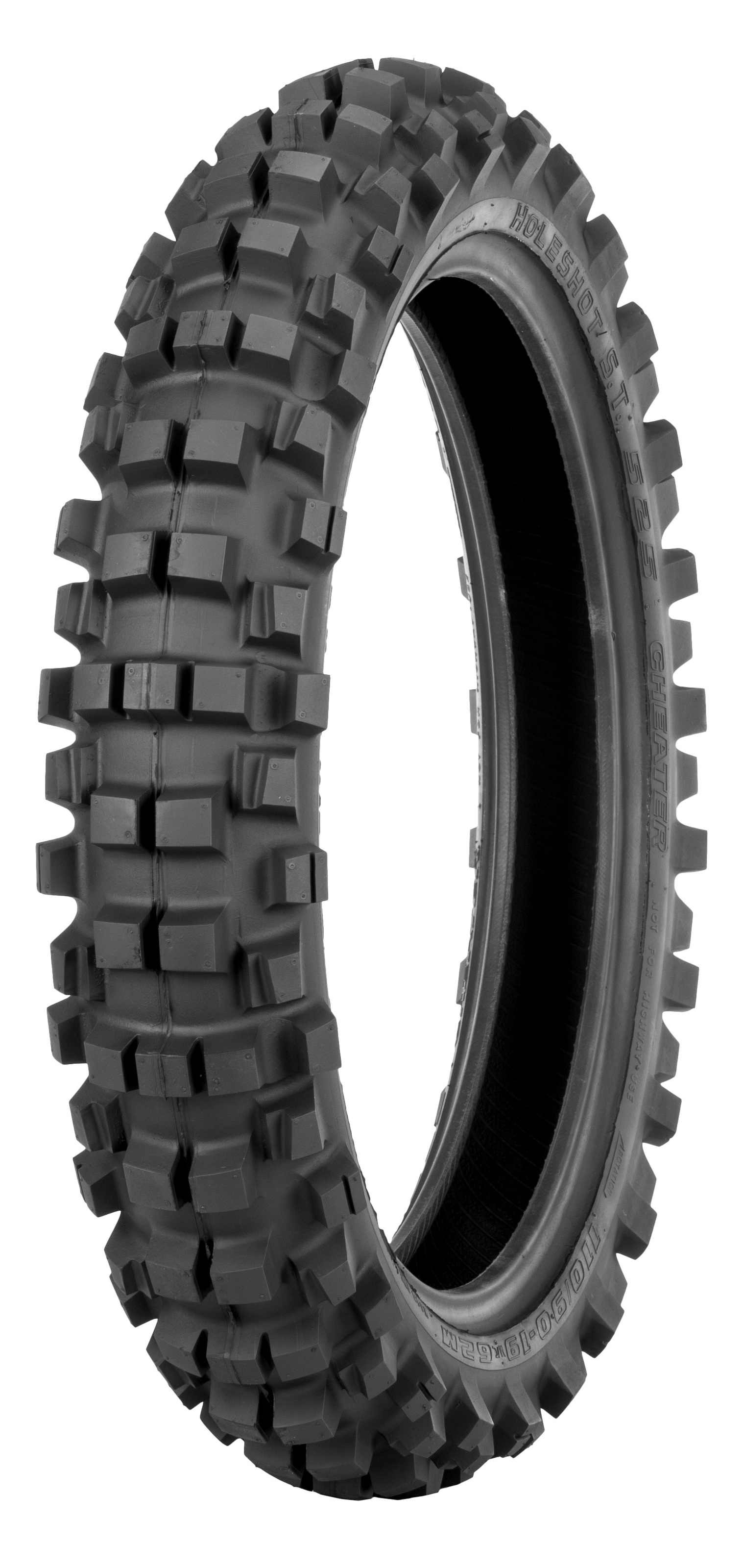 525 Hybrid Cheater Tire 120/100-18 68M - Click Image to Close