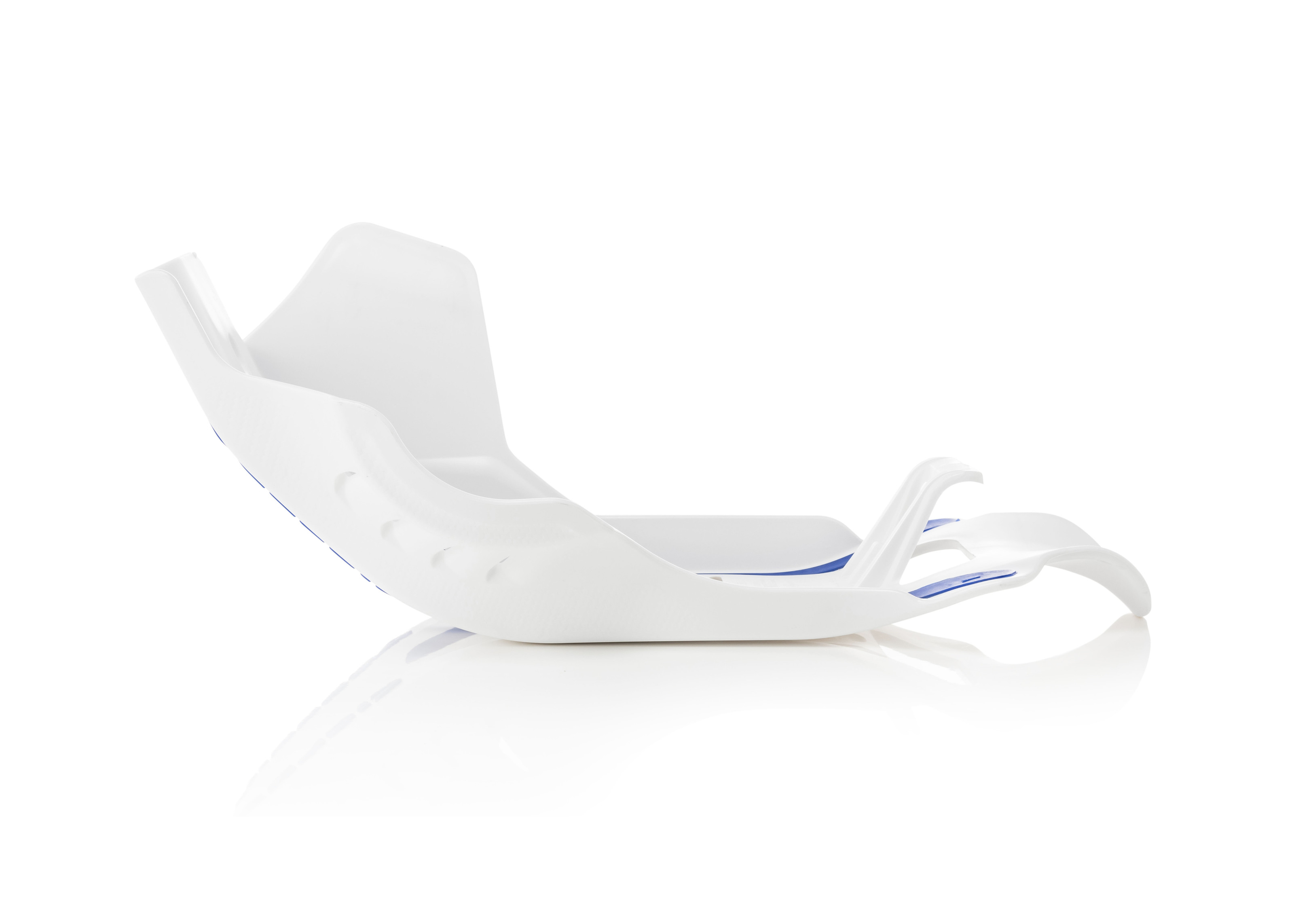 Acerbis Skid Plate White/Blue Fits 19-23 KTM EX450F/MC450F/SX-F450/XC-F450 - Click Image to Close