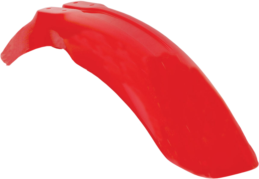 Front Fender - Red - Honda CR80 CR85 - Click Image to Close