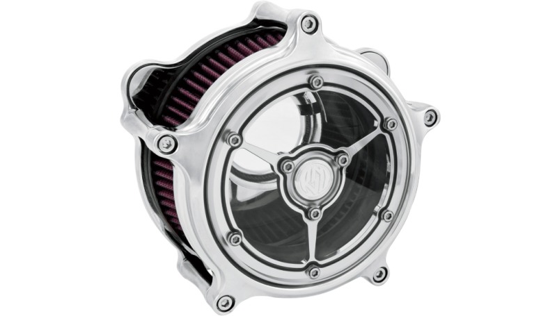 Roland Sands Clarity Air Cleaner Chrome 0206-2059-CH - Click Image to Close