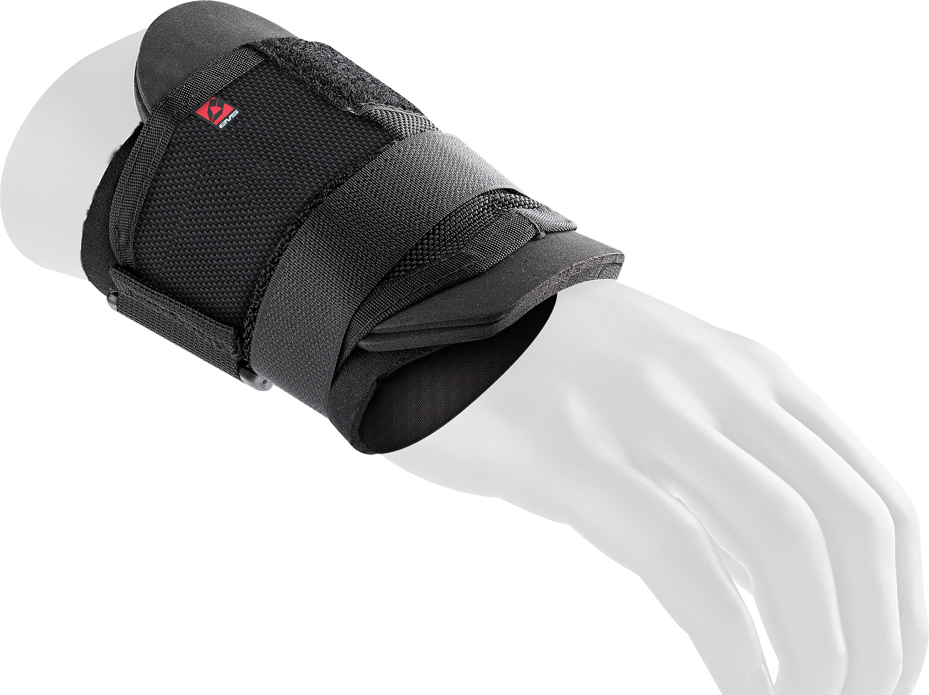 EVS WB01 Wrist Brace Black Adult One Size - Supportive wrist brace, fits right or left, black, adult - Click Image to Close