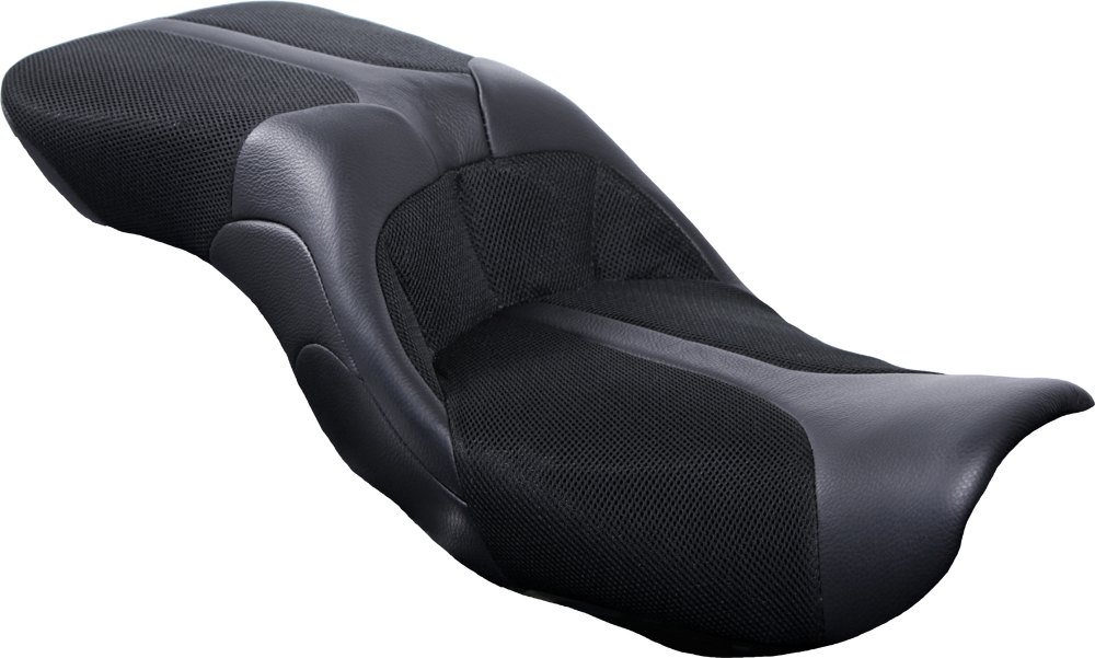 Touring IST 2-Up Air-2 Seat For 06+ Harley Dyna Models - Click Image to Close