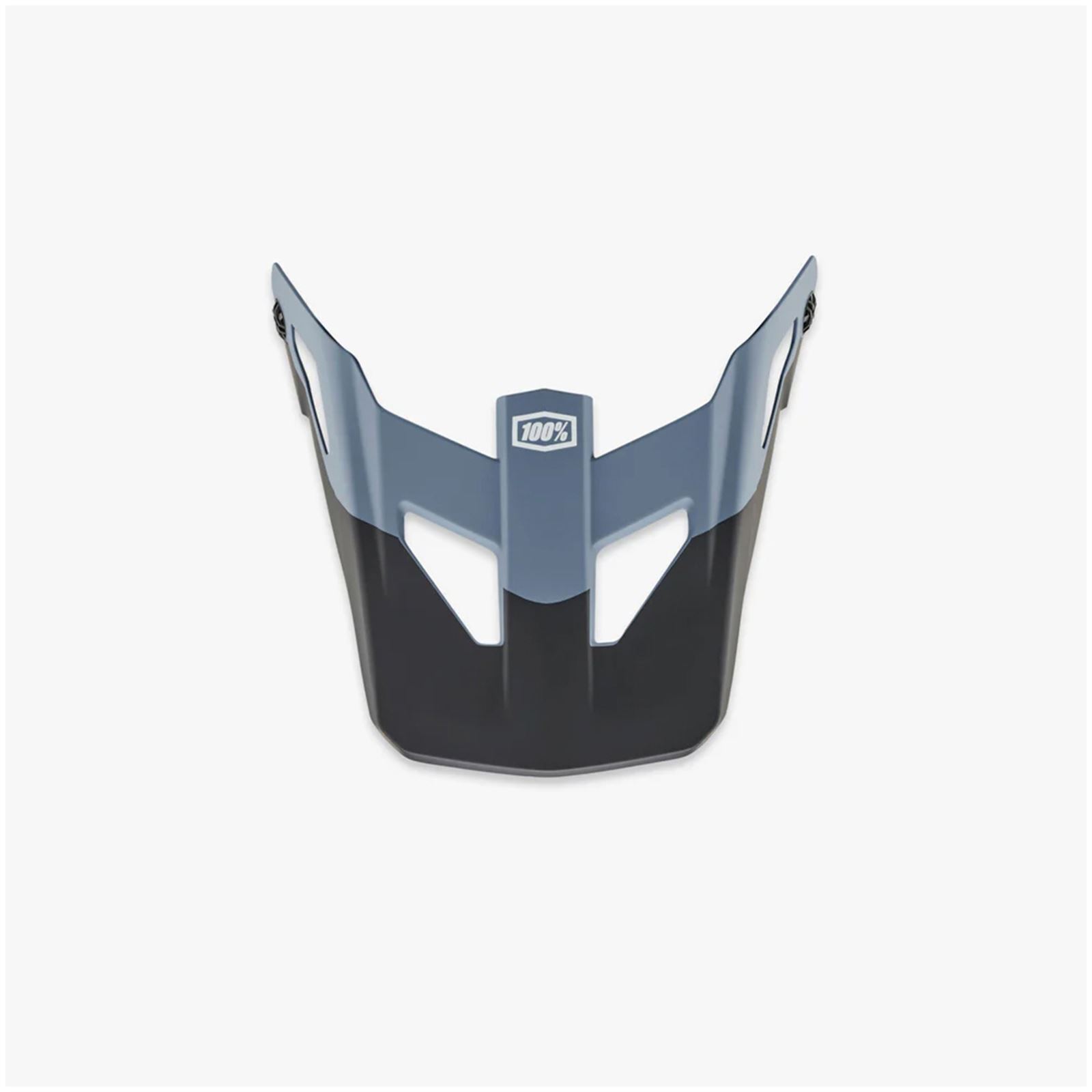 100% Status Visor Youth Drop Steel/Blue - Click Image to Close