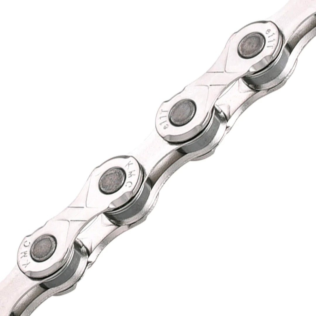 KMC e11 EPT 11-Speed eBike Chain Silver 136L - Click Image to Close