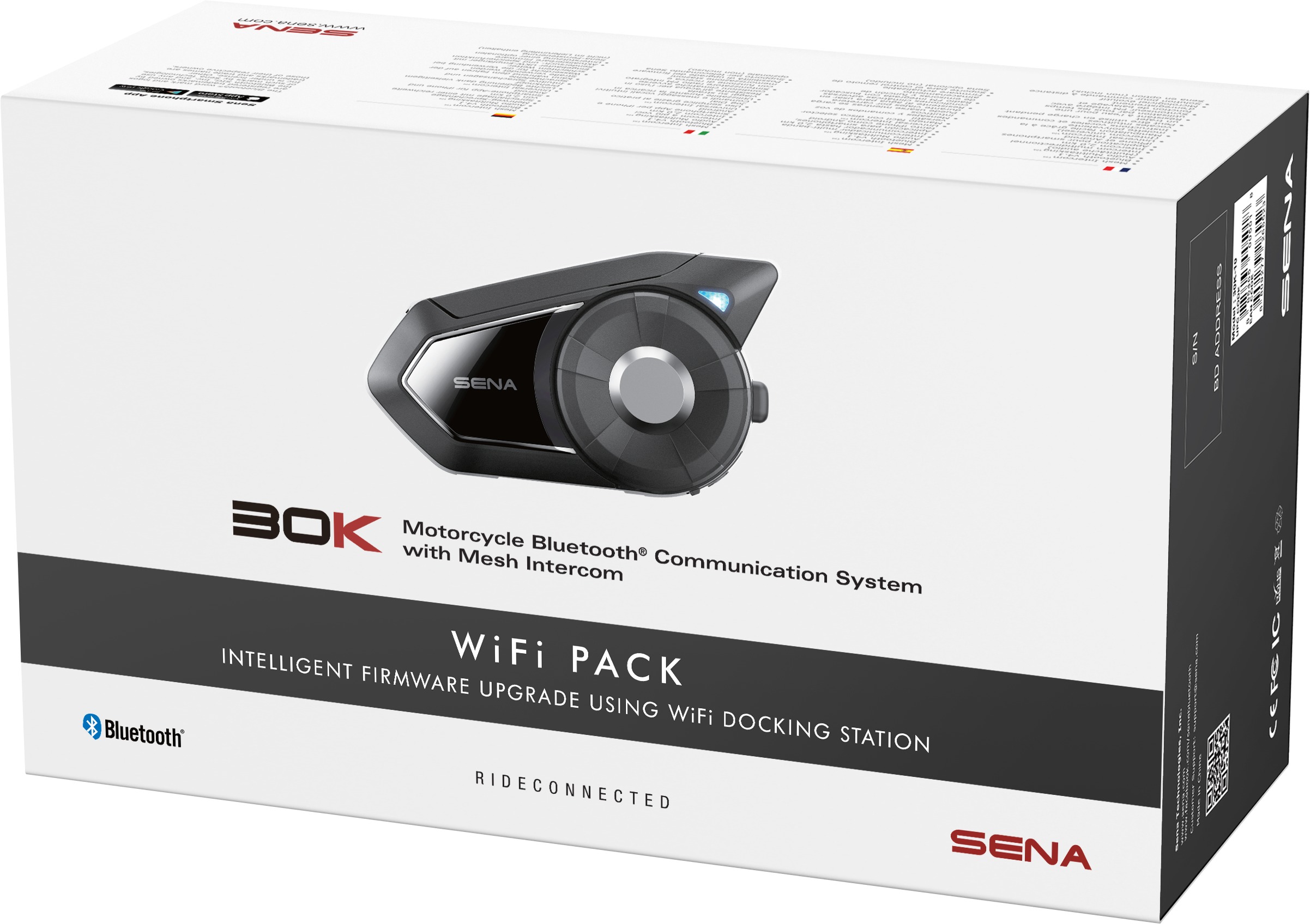 Sena 30K HD Bluetooth Mesh Intercom with HD Speakers Single Pack - Click Image to Close