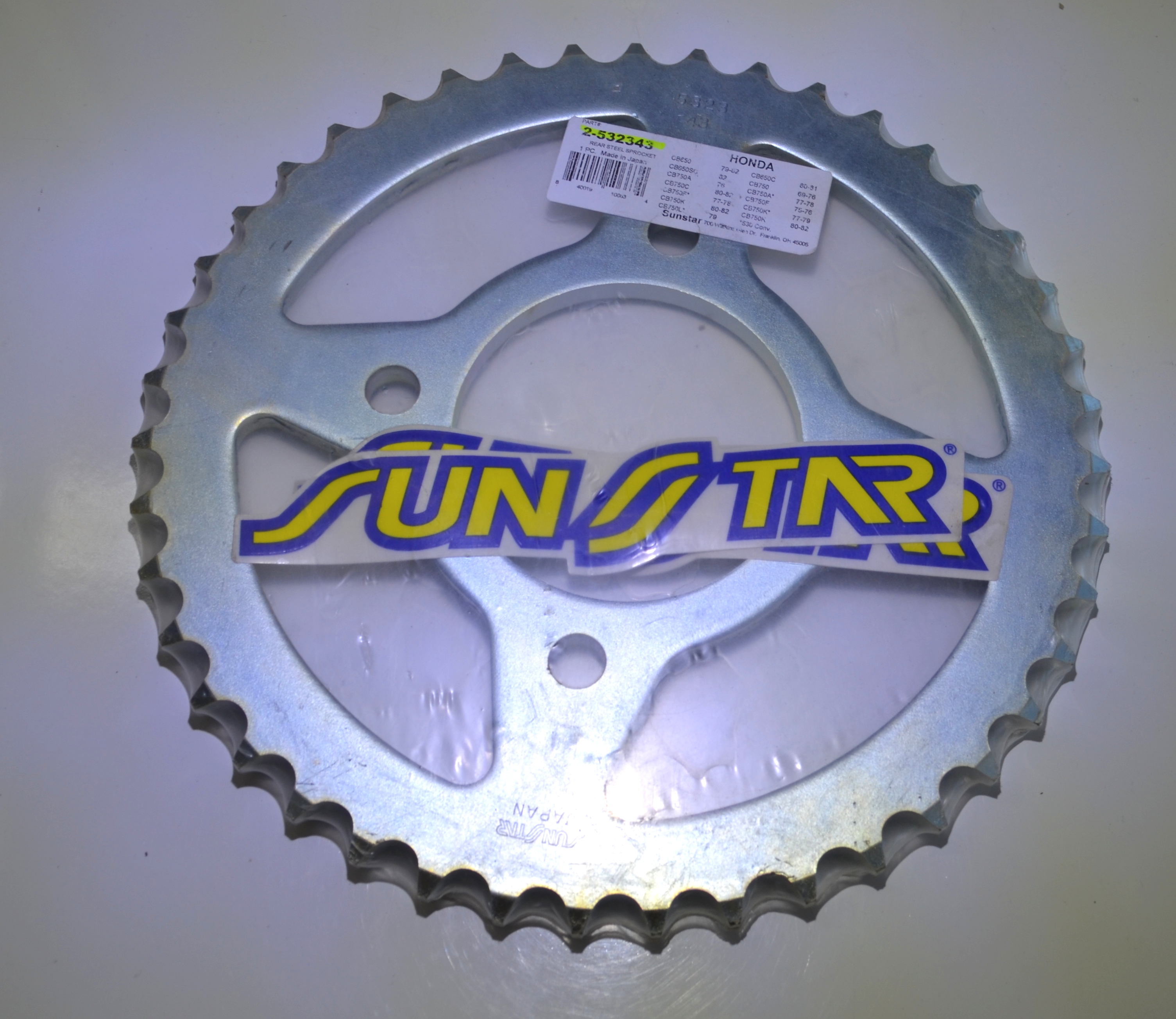 Rear Steel Sprocket 43T - Click Image to Close