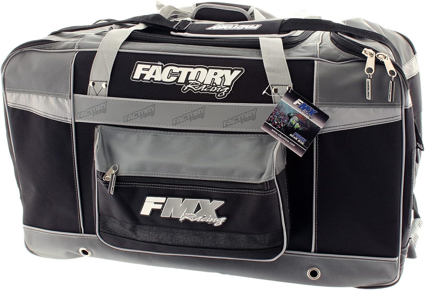 Factory FMX Motocross Gear Bag X-Large Gray V2 - Click Image to Close