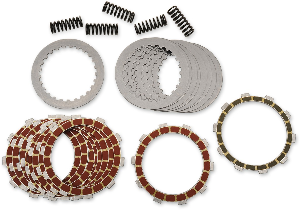 Complete Clutch Kit - Aramid Frictions w/ Steels & Springs - For 00-05 Suzuki GSXR750 - Click Image to Close