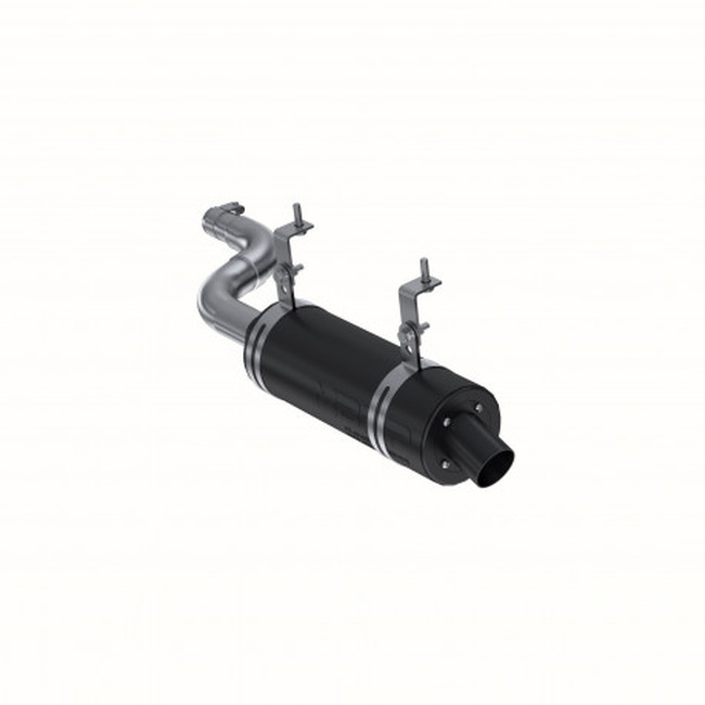 MBRP Sport Slip-On Exhaust Muffler Black Fits 95-04 Honda TRX400 TRX450 - Click Image to Close