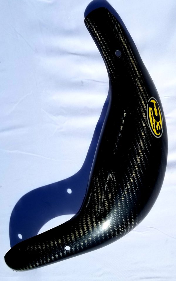 Carbon Fiber Header Heat Shield - For Husqvarna FX450 FC450 FS450 - Click Image to Close