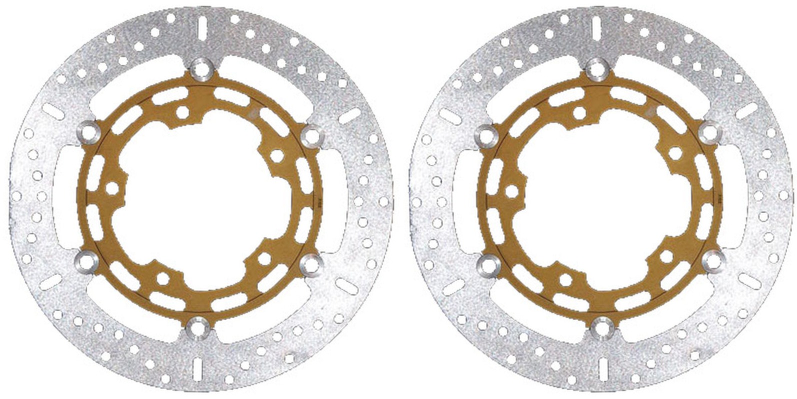 Floating Brake Rotor Front Set - Click Image to Close