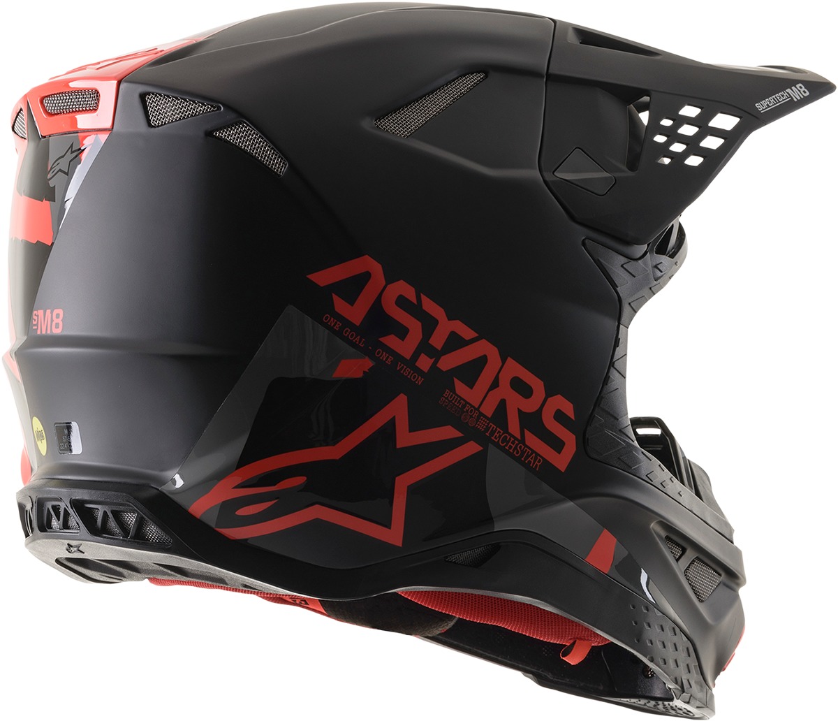 Supertech SM8 Echo MIPS Offroad Helmet Black/Red X-Large - Click Image to Close