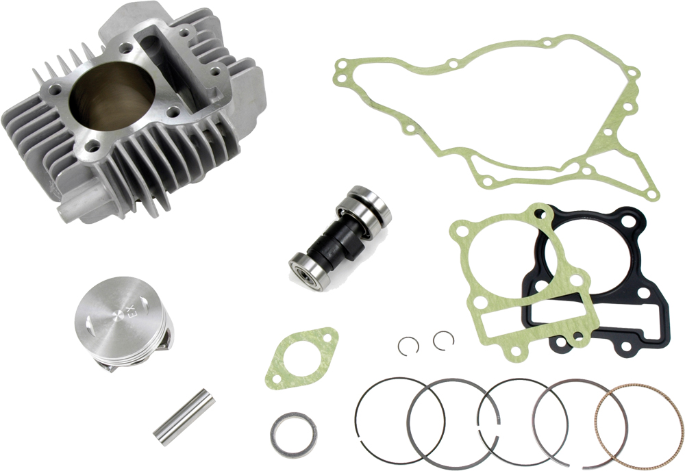 143cc Big Bore Kit w/ Camshaft, Piston, Cylinder, & Gaskets - For 03-09 DRZ/KLX110 - Click Image to Close