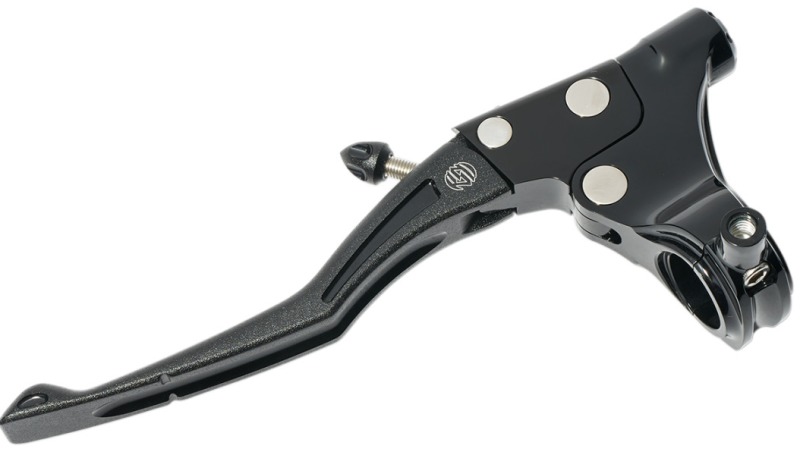 Roland Sands Radial Cable Clutch Perch Black Ops with Mirror Mount - Click Image to Close