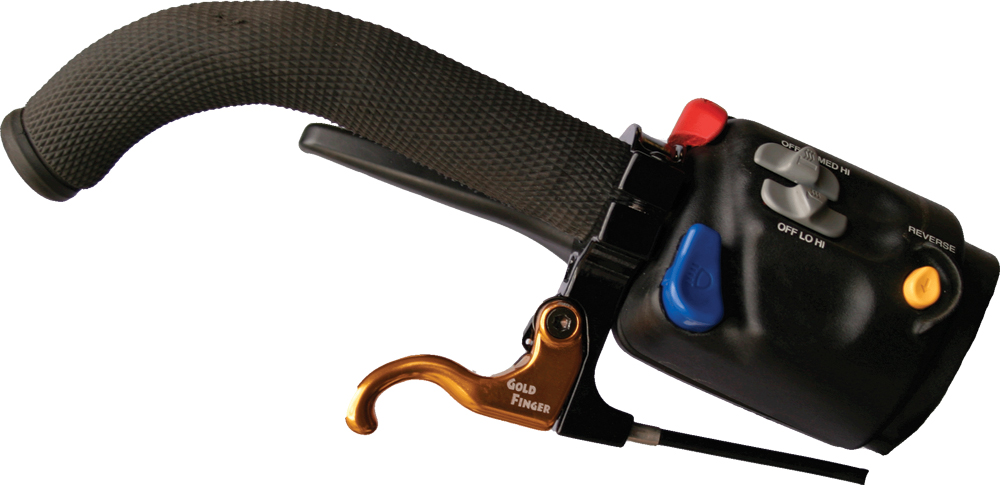 Goldfinger Left Throttle Kit - For 97-19 Polaris Indy RMK Switchback - Click Image to Close
