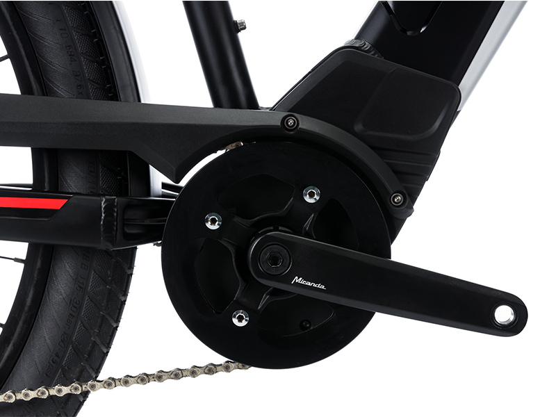 Black Seven Days Living E-Bike - Large Frame Trekking Bike - Click Image to Close