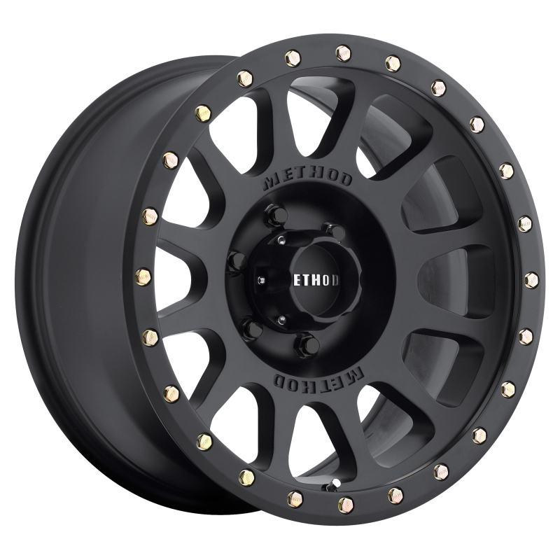 MR305 NV 18x9 +18mm Offset 6x135 94mm CB Matte Black Wheel - Click Image to Close