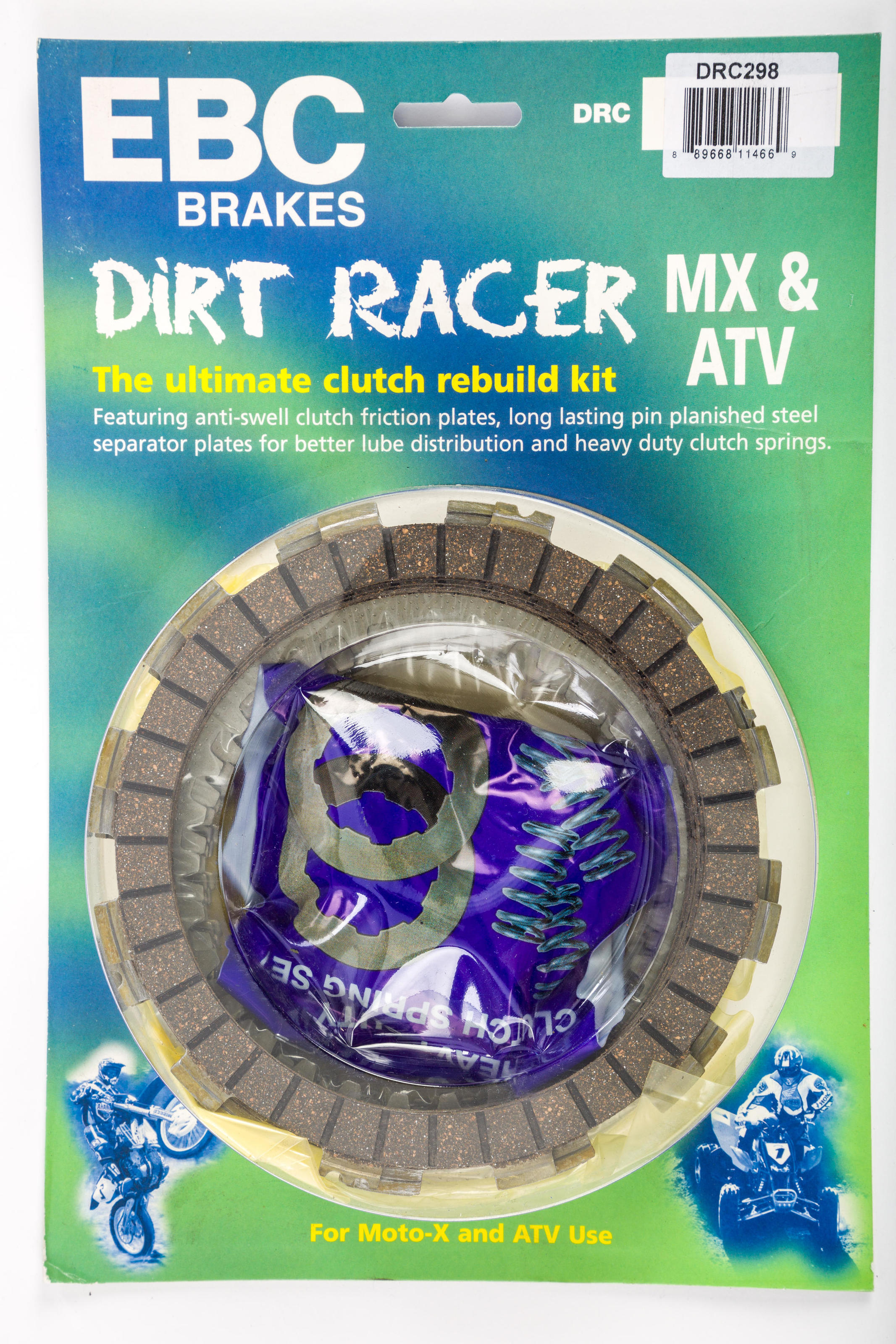 Dirt Racer Clutch Kit - For 16-17 Yamaha WR450F & 2016 YZ250F - Click Image to Close