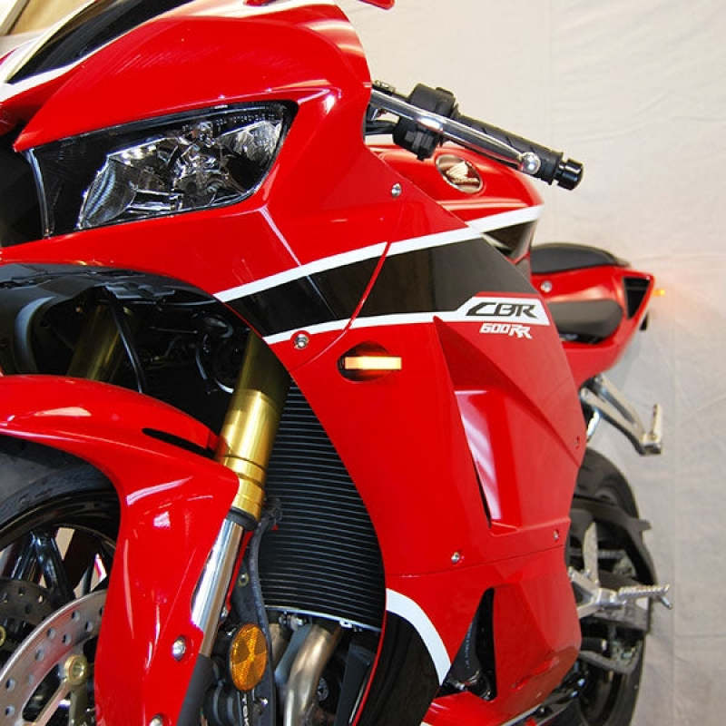 New Rage Cycles Front LED Turn Signals For Honda CBR600RR 2013-2023 - Click Image to Close