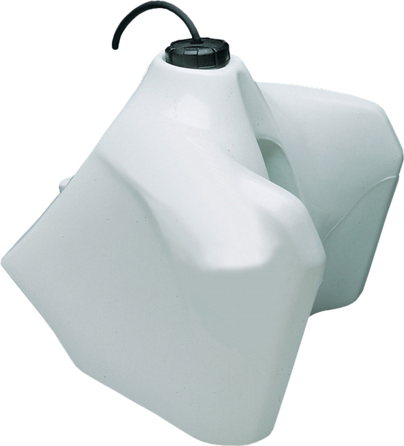 Large Capacity Fuel Tank White W/Black Cap 5.8 gal - 96-04 XR250R XR400R - Click Image to Close