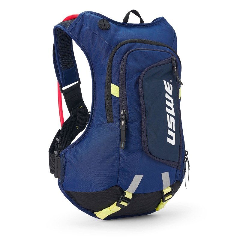 USWE Raw 12L Moto Hydro Hydration Pack - Factory Blue - Click Image to Close