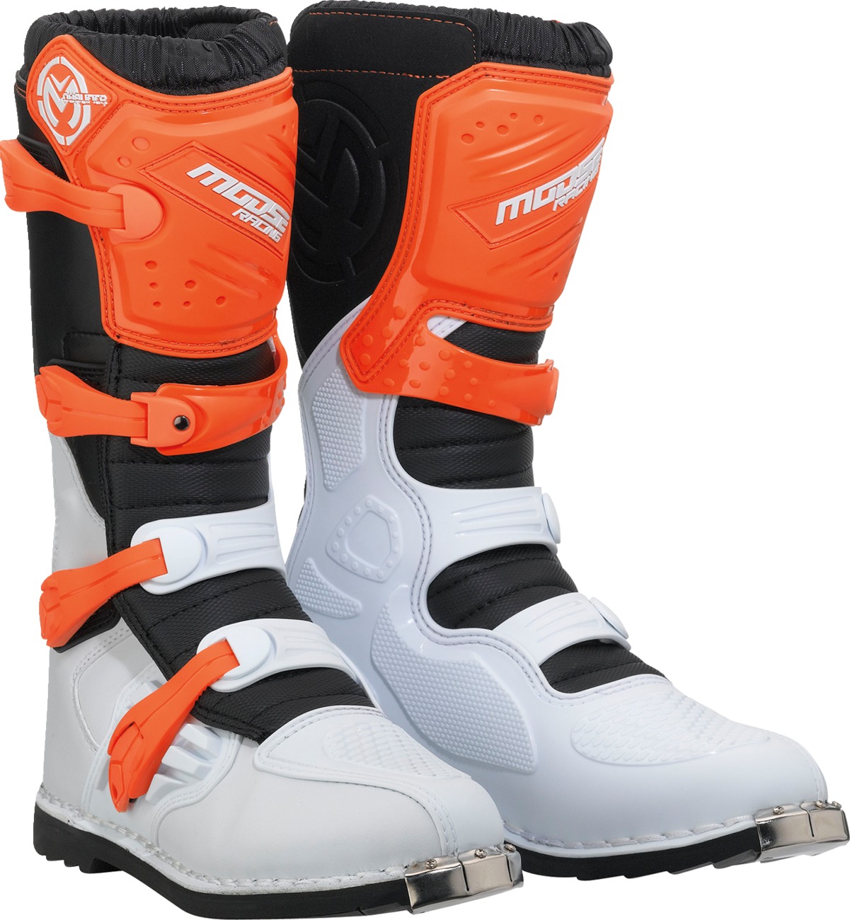 Moose Offroad Qualifier Boots Orange Size 13 - Durable off-road boots in orange, size 13 - Click Image to Close